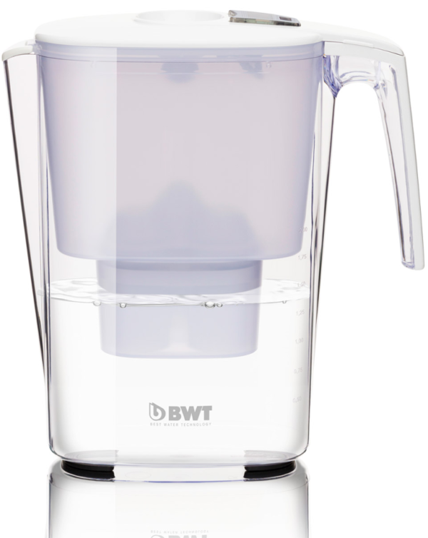 Water filter jug Slim 3.6 litres White is the large table jug for even bigger thirsts!