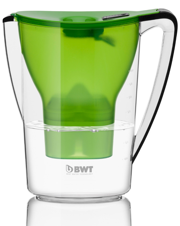 Filter jug Penguin 2.7l green with Magnesium Mineralized Water Penguin 2.7l Filter jug green colour with Magnesium Mineralized