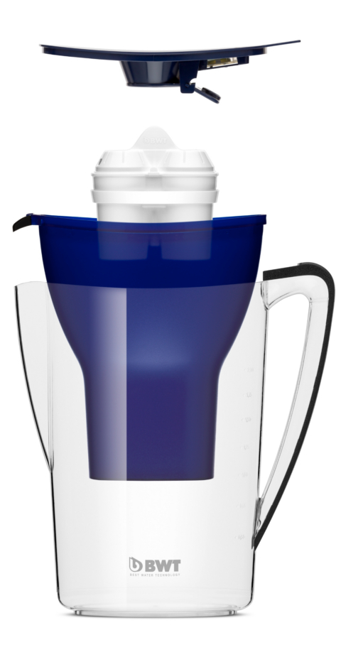Water table filter jug Penguin 2.7 litres blue