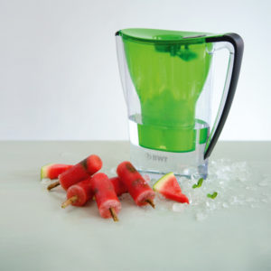 Watermelon and Mint Ice Lollies made with Magnesium Mineralized Water perfect for summer