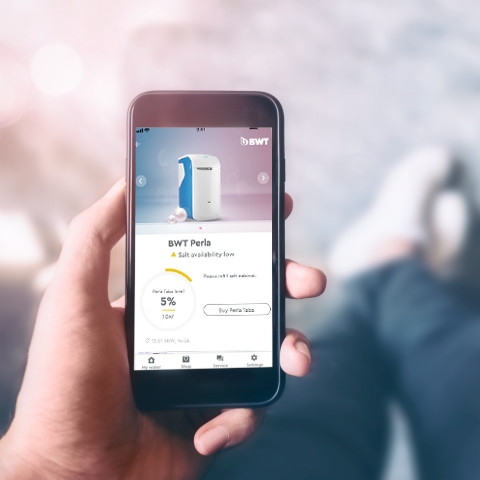 BWT Perla Luxury water softener app