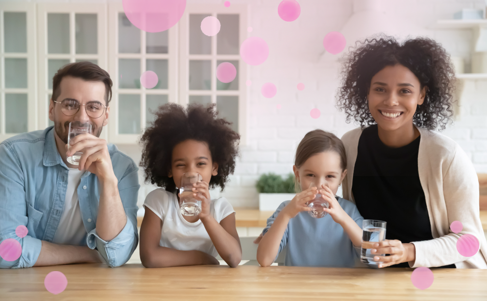 Drinking water at home