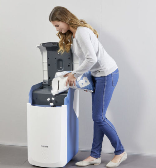 Refill your water softener with salt