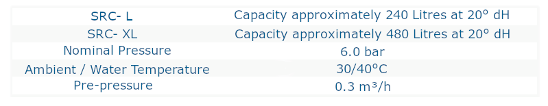 SRC Cartridges Technical Specifications