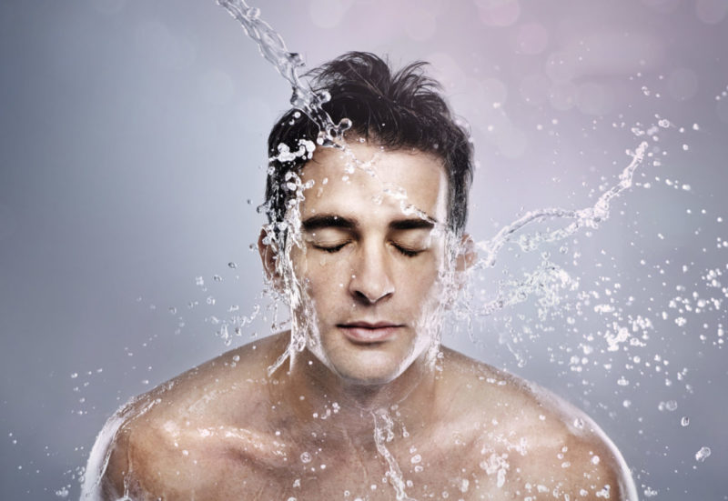softened water protects skin and hair