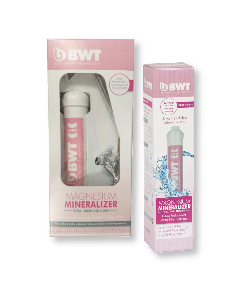 BWT Inline Water Filter Kit with Slimline Magnesium Filter Cartridge