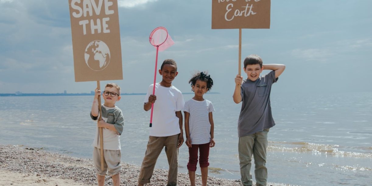 children with with signs