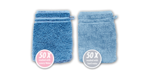 Blue wash cloths 