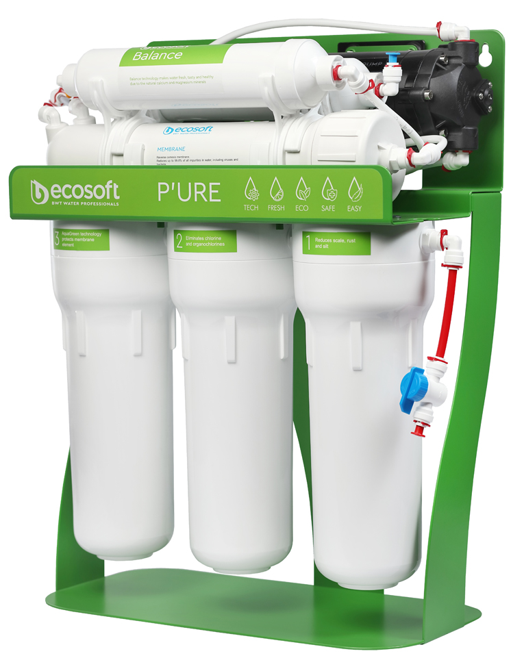 BWT Ecosoft P'URE Balance 6-Stage Re verse Osmosis SystemM0675MBALPSUK left BWT Ecosoft P'URE Balance 6-Stage Re verse Osmosis SystemM0675MBALPSUK left