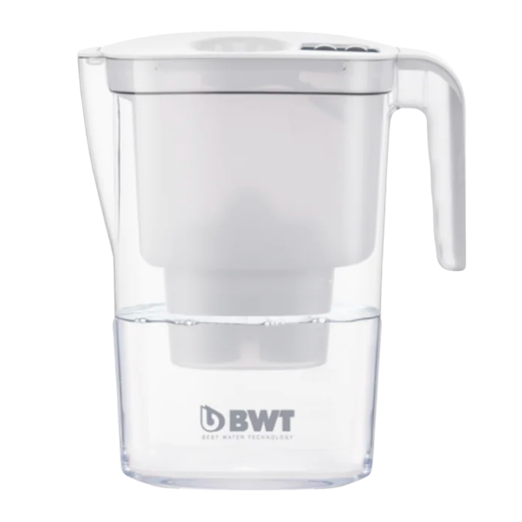 White Vida jug with manual counter