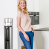 The BWT Homecool water cooler is perfect a modern kitchen or a stylist office